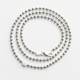 زنجیر نقره زنانه طرح گوی کد JME 4501