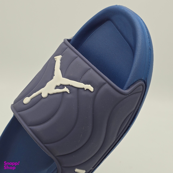 دمپایی مردانه زیتون مدل جردن کد 7382 رنگ آبی تیره