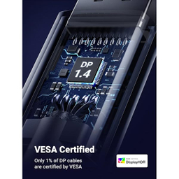 کابل DisplayPort 1.4 Male یوگرین مدل DP114 کد 80393 طول 3 متر