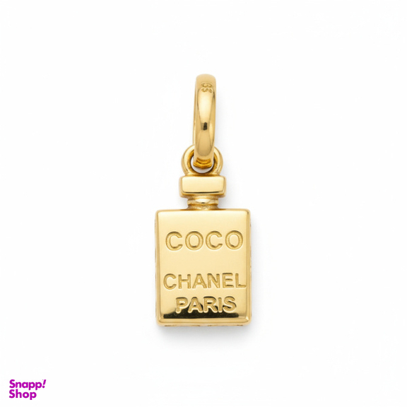 آویز گردنبند طلا 18 عیار زنانه مدل Coco Chanel