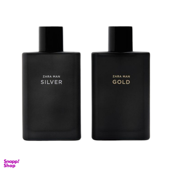 ادوتویلت مردانه زارا مدل Silver & Gold مجموعه 2 عددی