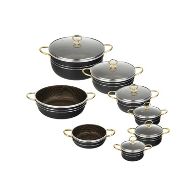 ست قابلمه 14 پارچه هلنا مدل MN75