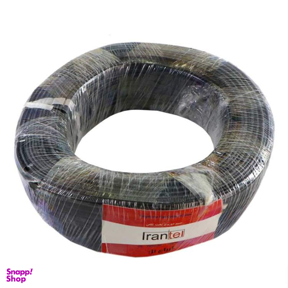 کابل تلفن 2 زوج تخت ایرانتل کد 7479 طول 1 متر