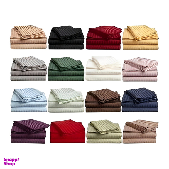 ست ملحفه و روبالشی چه شیک مدل هتلی دیاموند تک نفره دو تکه سایز 90×200 سانتی متر