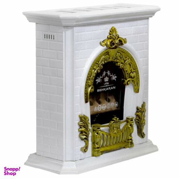 بخاری گازی بهکاران مدل شومینه طرح پرنس کد f-28000