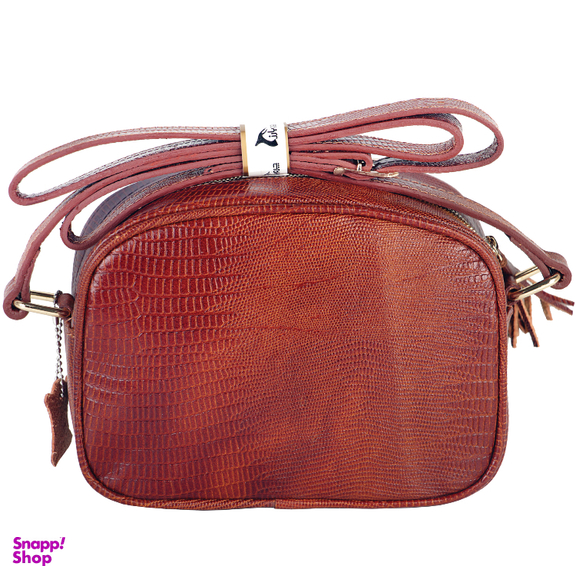 کیف رودوشی زنانه چرم بارز کد DG80.LIZARD