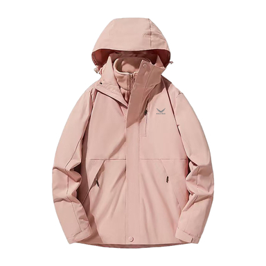 کاپشن دوپوش اسنوهاک کد 99618B رنگ صورتی