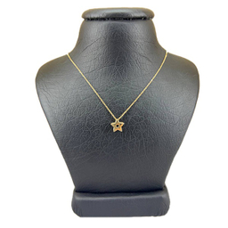 گردنبند طلا 18 عیار زنانه ستاره ظریف کد 55535