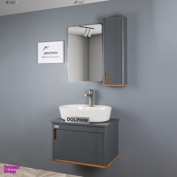 ست کابینت و روشویی دلفین مدل R15 به همراه آینه و باکس