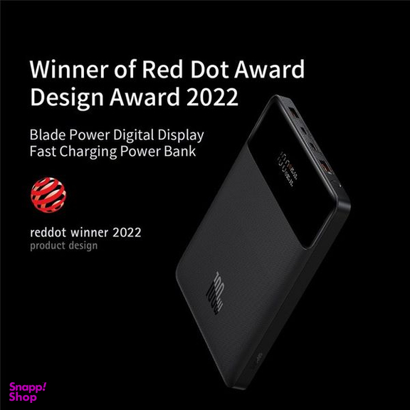 پاوربانک باسئوس مدل BALDE HIGH POWER DIGITAL DISPALY PPBL000201 100W ظرفیت 20000 میلی آمپر ساعت