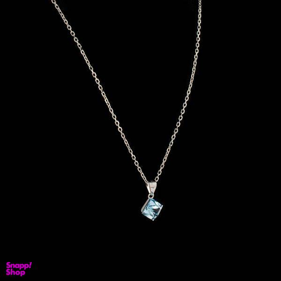 گردنبند نقره زنانه طرح سواروسکی مدل مکعب ظریف کد 44875602