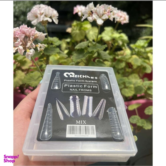 قالب کاشت ناخن مچا مدل MIX10 بسته 120 عددی