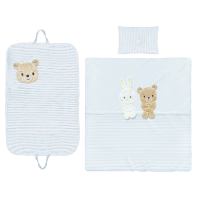 سرویس خواب مسافرتی 3 تکه کودک پینک بلو مدل خرس و خرگوش