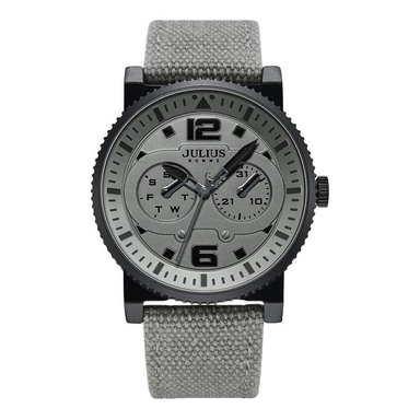 ساعت عقربه ای مردانه جولیوس مدل JAH-115C رنگ نقره ای