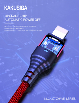کابل SMART تبدیل USB به Lightning کاکو مدل KSC-327 به طول 1.2 متر