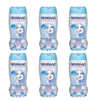 دستمال مرطوب نیوساد مدل S06 شش بسته 64 عددی