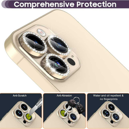 محافظ لنز دوربین بوف مدل Diamond-Luxury مناسب برای گوشی موبایل اپل iphone 14 Pro Max / 14 Pro