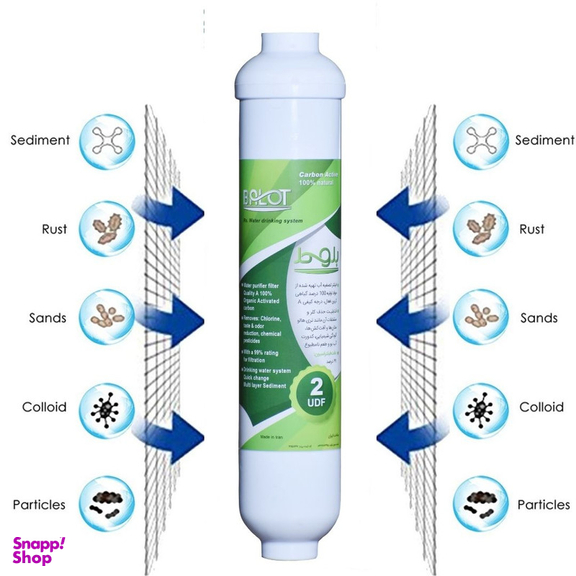 فیلتر تصفیه آب یخچال و فریزر بلوط مدل کربن گیاهی کد 2500 GAL
