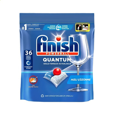 قرص ماشین ظرفشویی فینیش مدل powerball Quantum بسته 36 عددی