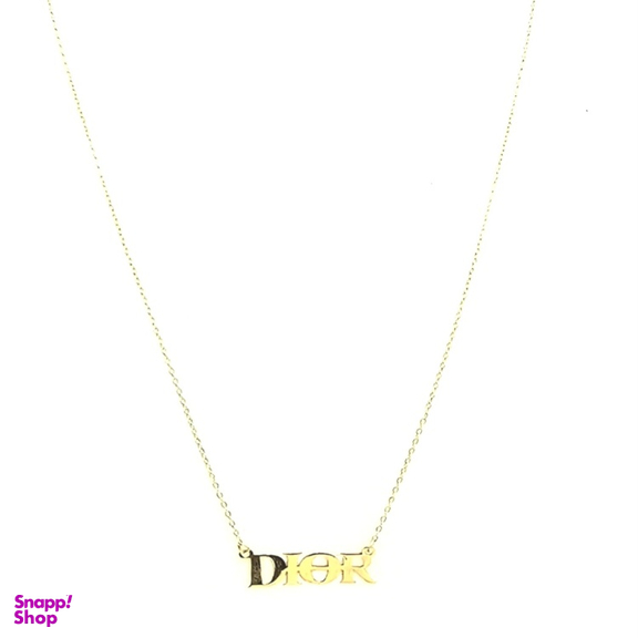 گردنبند طلا 18 عیار زنانه طرح دیور کد 1012