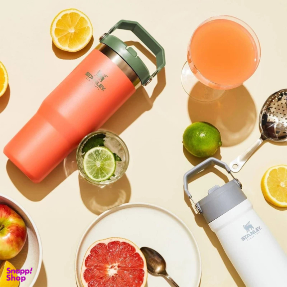 قمقمه استنلی مدل Iceflow Flip Straw Tumbler گنجایش 0.88 لیتر