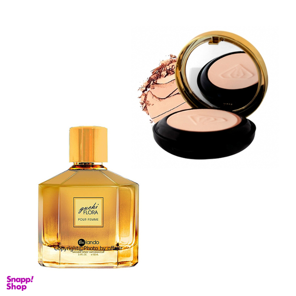 ادوپرفیوم زنانه بایلندو مدل Guchi Flora به همراه پنکک دو طبقه سالوته پرو شماره 103