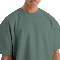 تیشرت اورسایز مردانه نوزده نودیک مدل TS1963 Gr