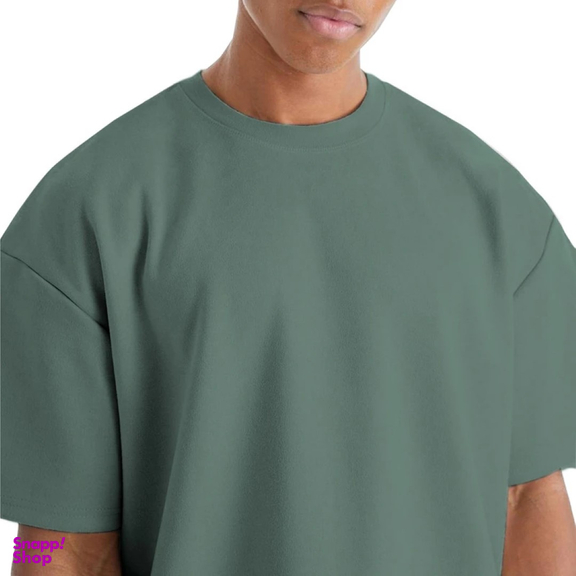 تیشرت اورسایز مردانه نوزده نودیک مدل TS1963 Gr