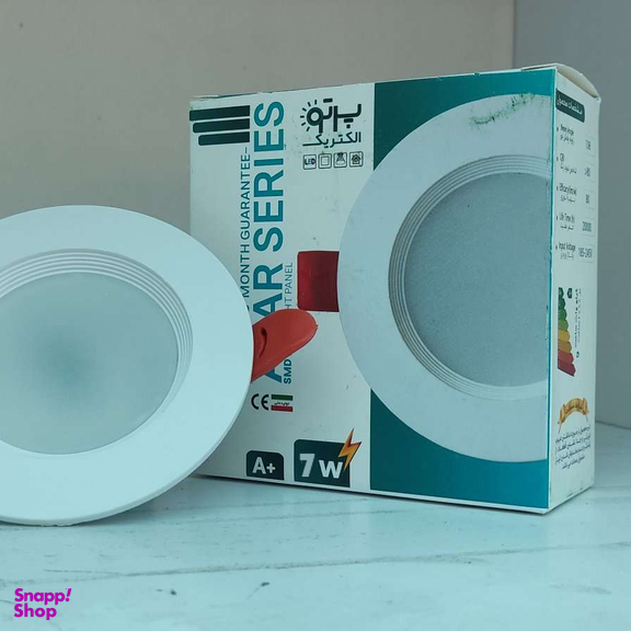 پنل سقفی ال ای دی 7 وات پرتو الکتریک مدل PR-7W بسته 5 عددی