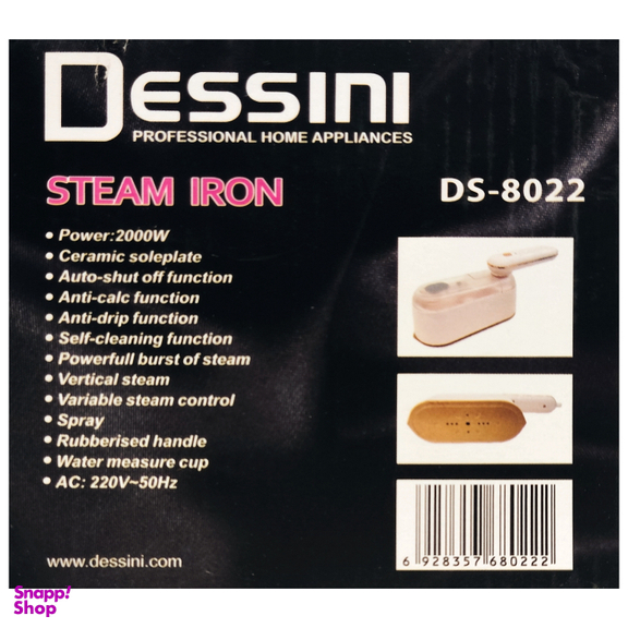 اتو بخار مسافرتی دسینی کد RAGA-DS8022