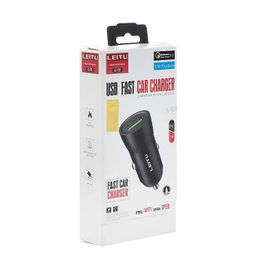 شارژر فندکی لیتو مدل LCC12 به همراه کابل MicroUSB