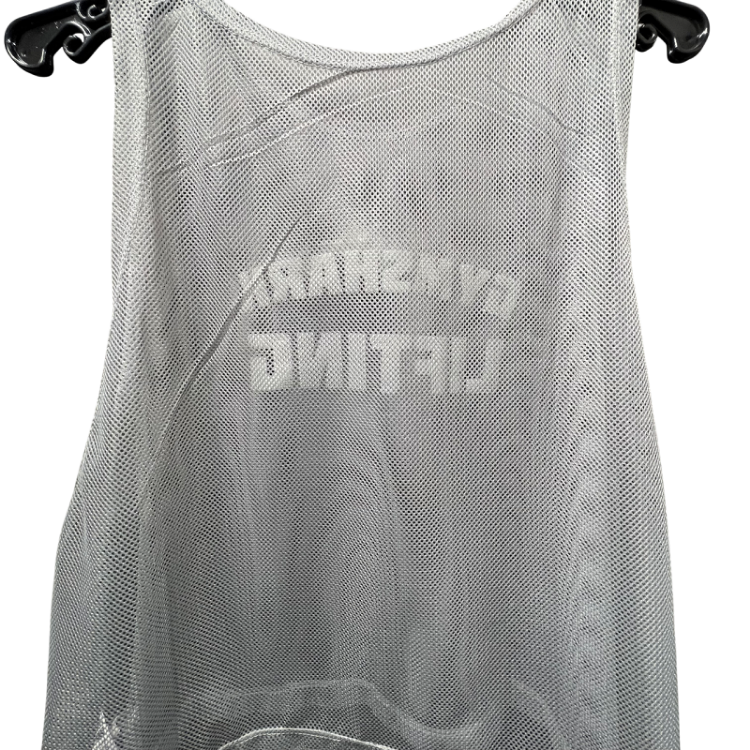 تاپ ورزشی زنانه طرح جیمشارک کد 302003 رنگ طوسی