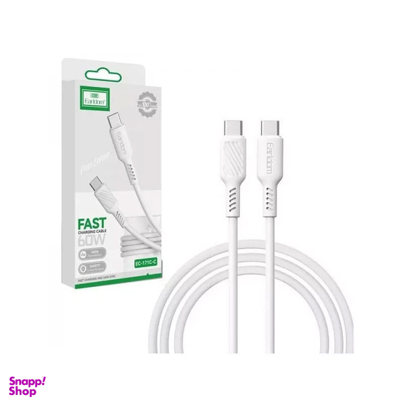 کابل دیتا Type-C ارلدام مدل EC-171C-C طول 1 متر
