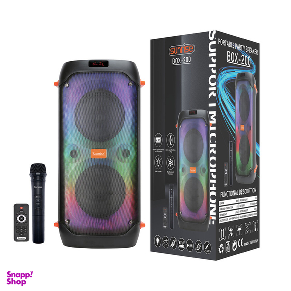 اسپیکر بلوتوثی سان رایز مدل BOX-200