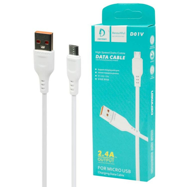 کابل USB به MicroUSB وی دنمن وی مدل D01V طول 1 متر