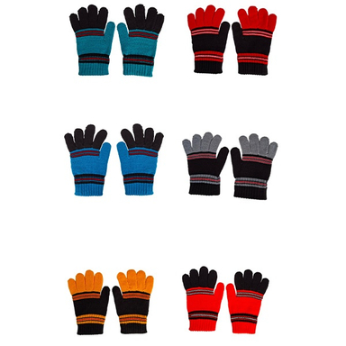 دستکش بافت بچگانه کد 06 مجموعه 6 عددی