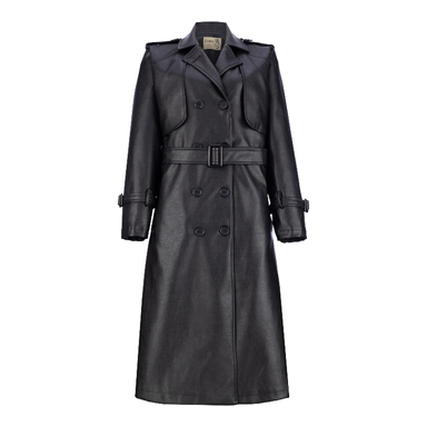 کت چرم زنانه السانا مدل شبرنگ کد 237301