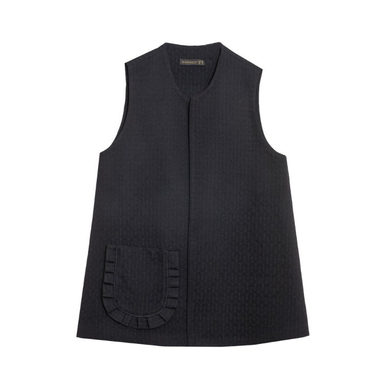 جلیقه رسمی زنانه برنس کد 70101 رنگ مشکی مات