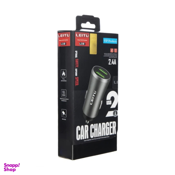 شارژر فندکی 15 وات لیتو مدل LC-C11 به همراه کابل MicroUSB