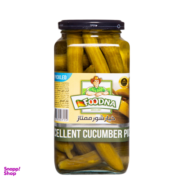 خیارشور ممتاز فودنا وزن 630 گرم