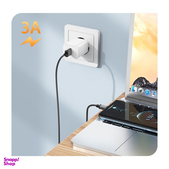 کابل تبدیل USB به USB-C بروفون مدل BX87 طول یک متر