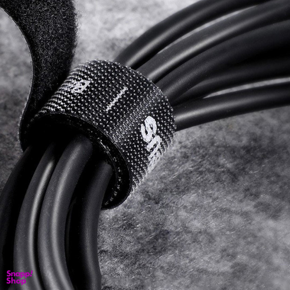 بند نظم دهنده کابل باسئوس مدل Rainbow Circle Velcro Strap طول 1 متر