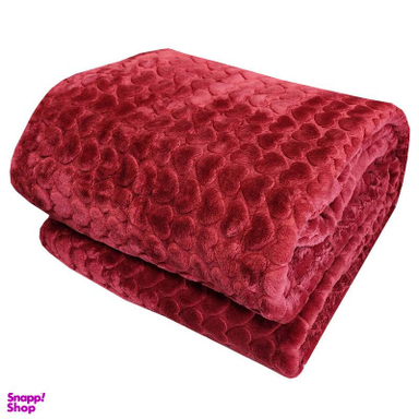 پتو نرمینه بافت مدل قلبی سایز 160×220 سانتی متر
