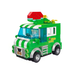 لگو کوگو مدل ماشین عقب کش دو حالته طرح هندوانه کد 3813