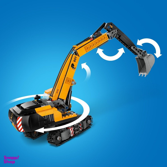 ساختنی لگو سری سیتی مدل Construction Excavator کد 60420