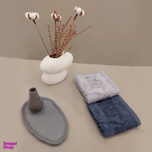 حوله دستی ارغوان مدل یاپراق سایز 80×40 سانتی متر