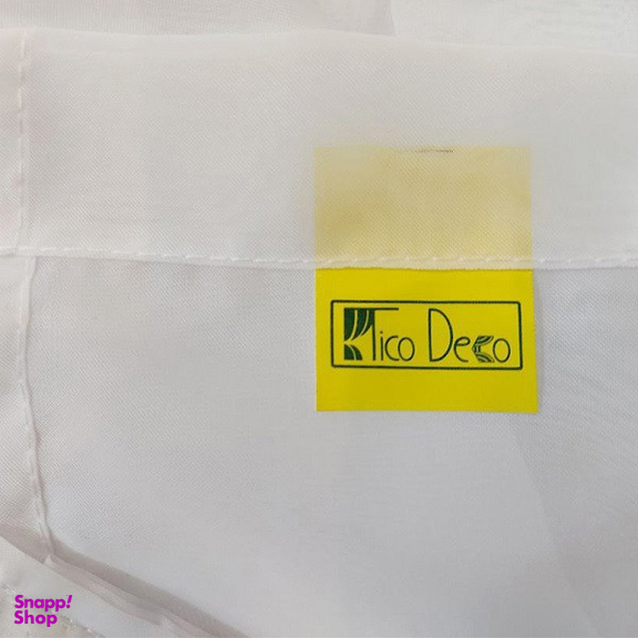 پرده تیکو دکو مدل حریر کلاسیک سایز 150 × 280 سانتی متر