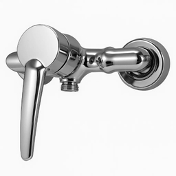 شیر توالت اهرمی اندیکا مدل صدف کد S2 به همراه شلنگ