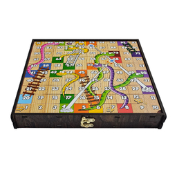 بازی فکری چند منظوره فمیلی گیم مدل منچ و مارپله و شطرنج کد 7