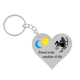 جاکلیدی گيلواره زراوشان مدل ماه تولد آذر طرح ماه و خورشید کد TA0L